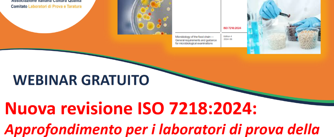 Nuova revisione ISO 7218:2024