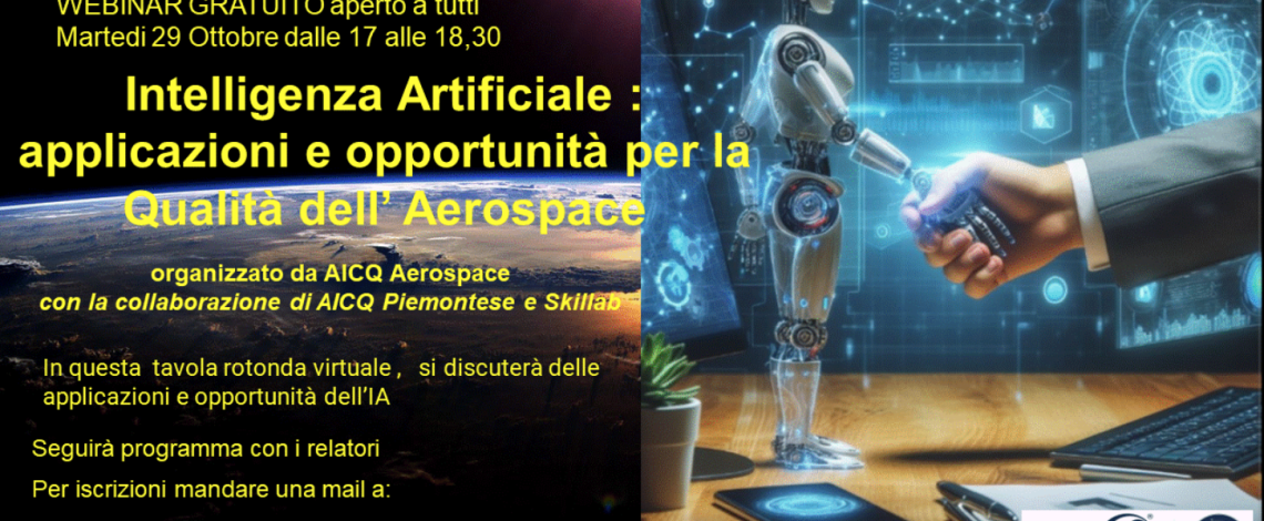 Intelligenza Artificiale (IA): Applicazioni e Opportunità per la Qualità dell’Aerospace