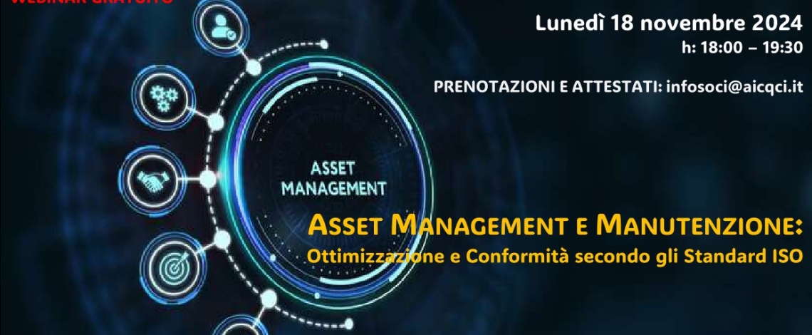 Asset Management e Manutenzione: Ottimizzazione e Conformità secondo gli Standard ISO