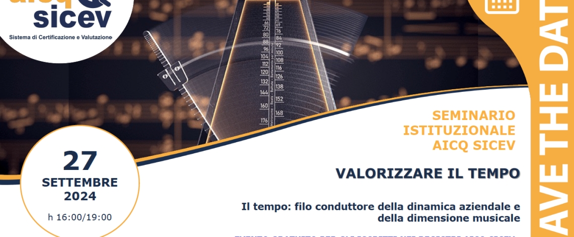 AICQ SICEV: Primo Seminario Istituzionale 2024