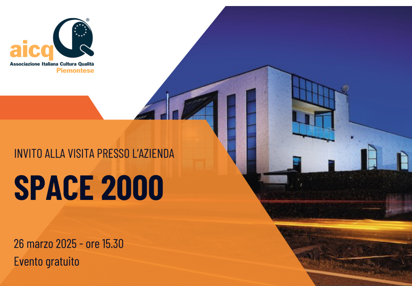 Da AICQ Piemontese: visita all’Azienda SPACE 2000