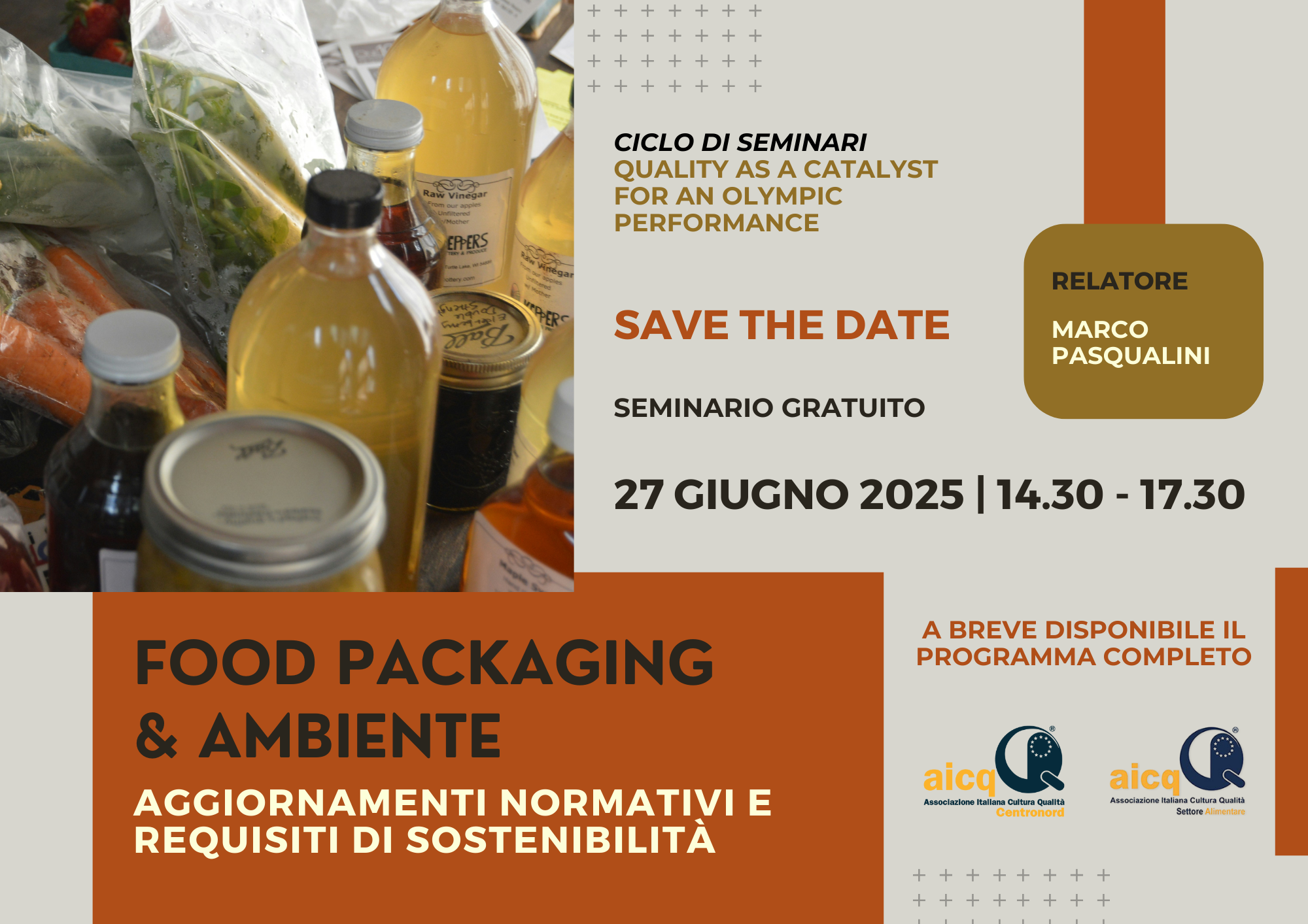 Food Packaging e Ambiente - Aggiornamenti normativi e requisiti di Sostenibilità