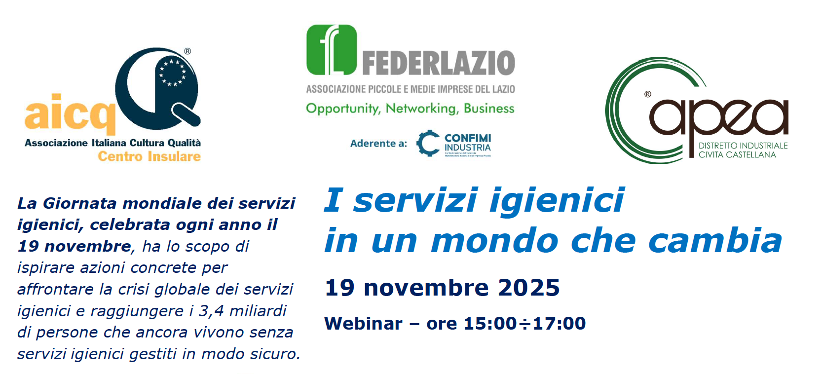 I servizi igienici in un mondo che cambia