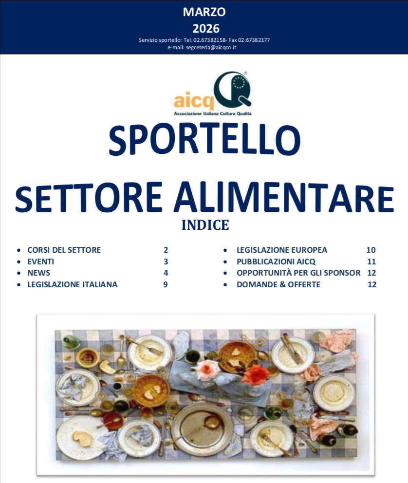 Marzo 2026 - Lo Sportello Alimentare di AICQ