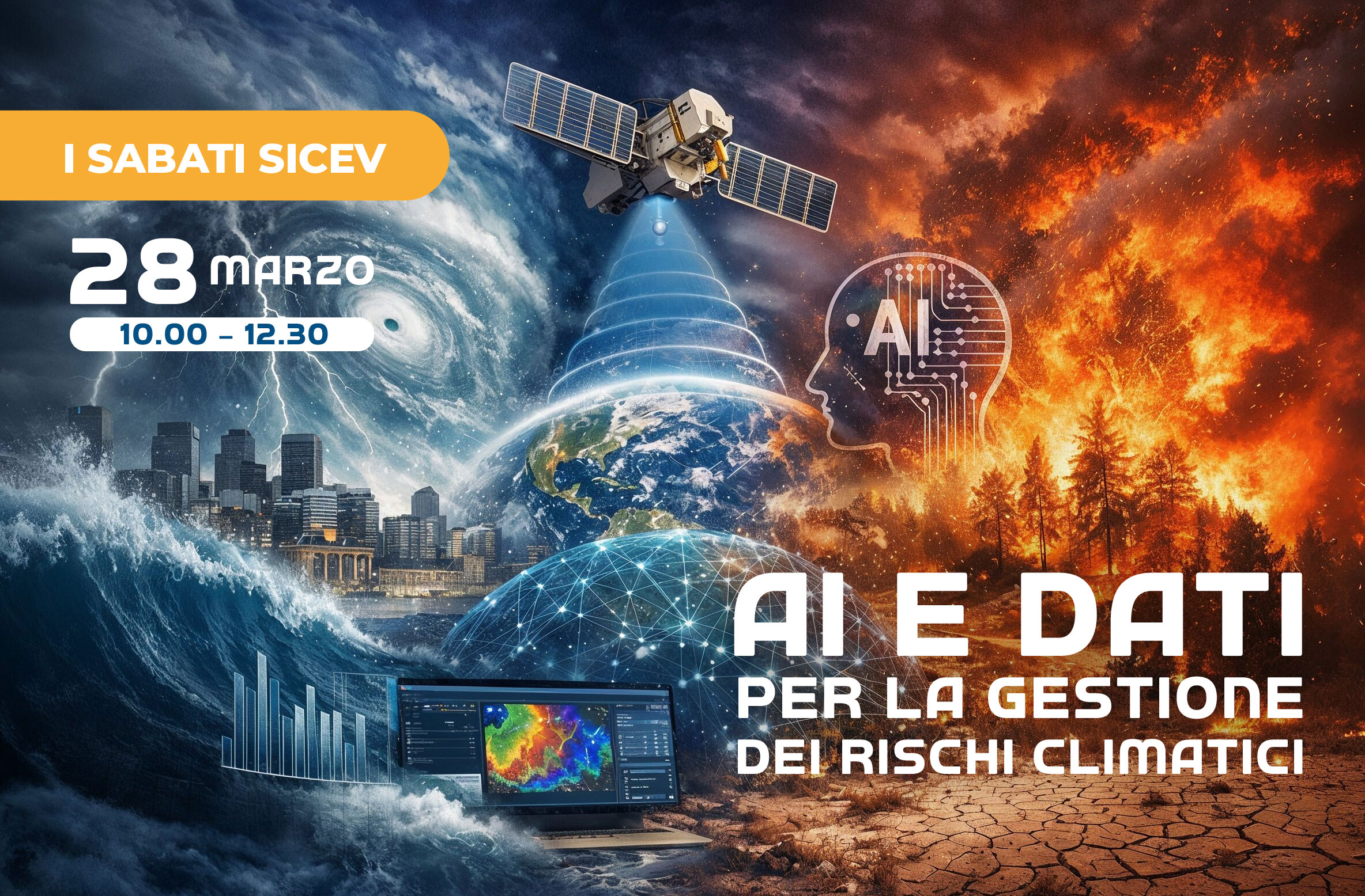 Sabati SICEV - AI e dati per la gestione dei RISCHI CLIMATICI