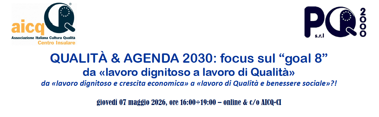 Da lavoro dignitoso a lavoro di Qualità!