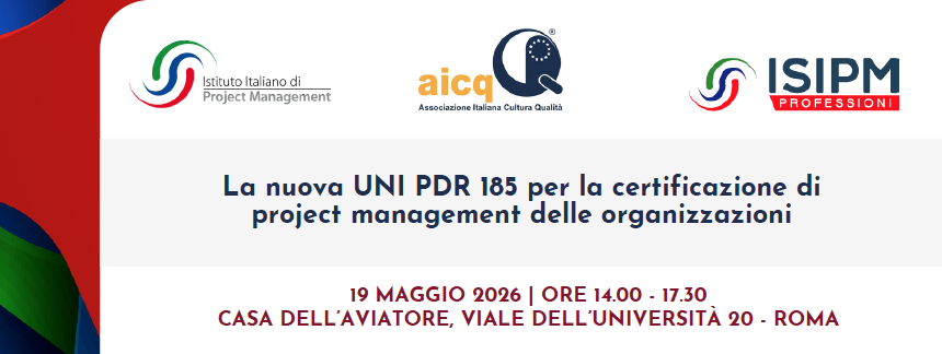 La nuova UNI PDR 185 per la certificazione di project management delle organizzazioni