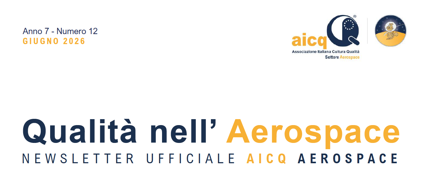 Pubblicata la newsletter di giugno 2026 del Settore Aerospace di AICQ ETS